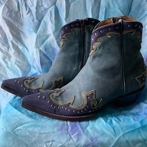Designer cowboy booties